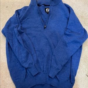 Mens FootJoy Sweater. Blue. Size: L
